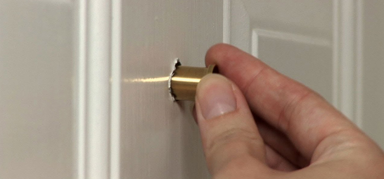 peephole door repair in Clearwater